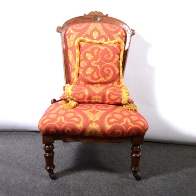 Lot 542 - Victorian nursing chair