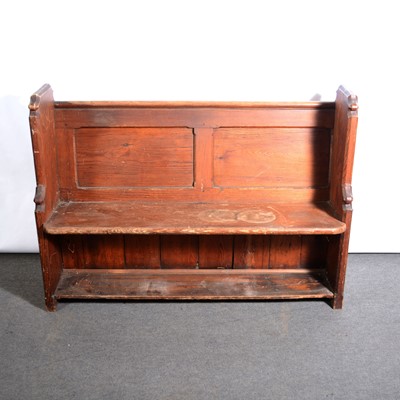 Lot 508 - Pine church pew