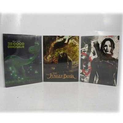 Lot 63 - Filmarena Steelbook Blu-rays, three including The Hunger Games and two others.