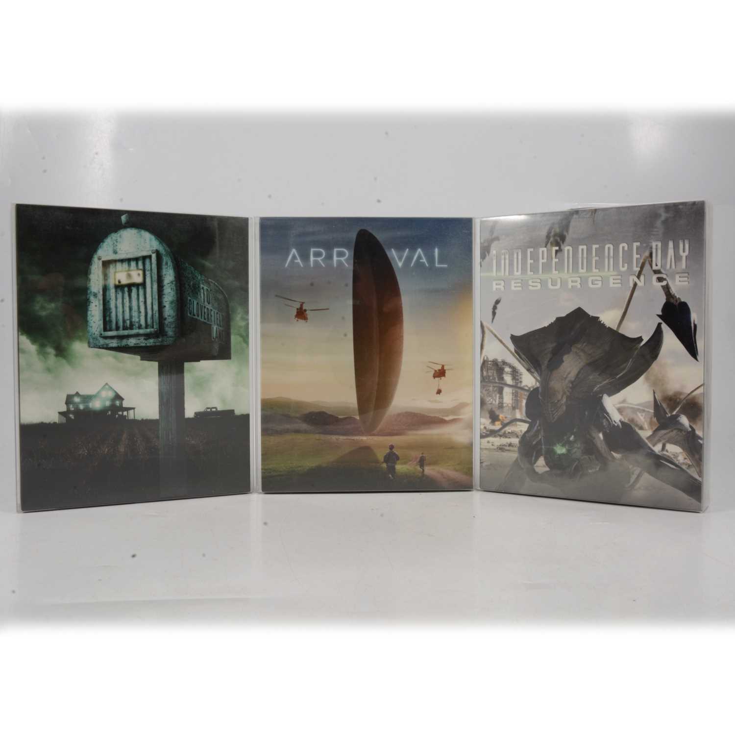 Lot 486 - Filmarena Steelbook Blu-rays, three including 10 Cloverfield Lane and two others.