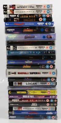 Lot 86 - Ultra HD 4K blu-ray selection, twenty-four Marvel and DC films