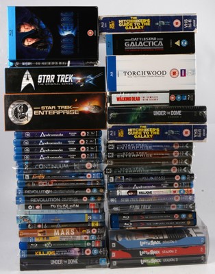 Lot 117 - Large quantity of Blu-ray TV series box sets, approx 100, including Star Trek