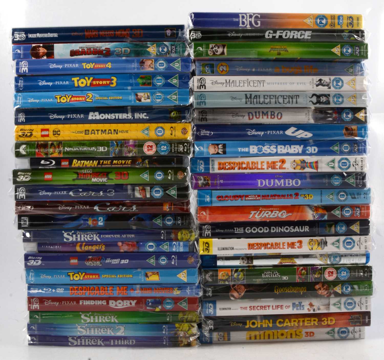 Lot 463 - Blu-ray selection, forty-three mostly Disney and animated films