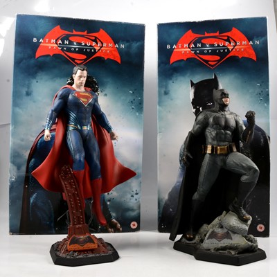 Lot 129 - Two Batman v Superman - Dawn of Justice resign figures