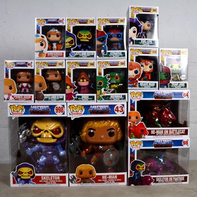 Lot 131 - Funko Pop! Masters of the Universe, thirteen different boxed figures.