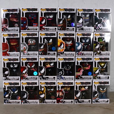 Lot 133 - Funko Pop! Marvel Venom, twenty-four different boxed figures