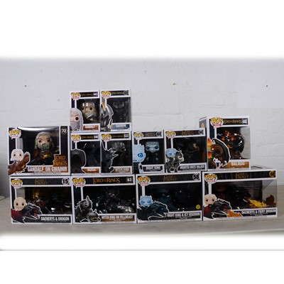 Lot 147 - Funko Pop! Twelve Game of Thrones and The Lord of the Rings series figures