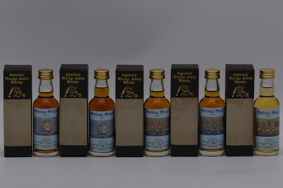 Lot 242 - Signatory Vintage - Sailing Ships Series, five bottles