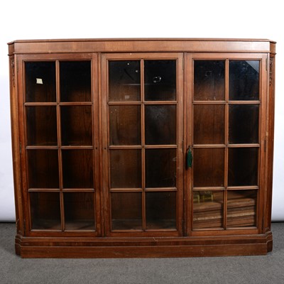 Lot 470 - Walnut bookcase