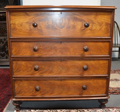 Lot 592 - Victorian mahogany chest of drawers