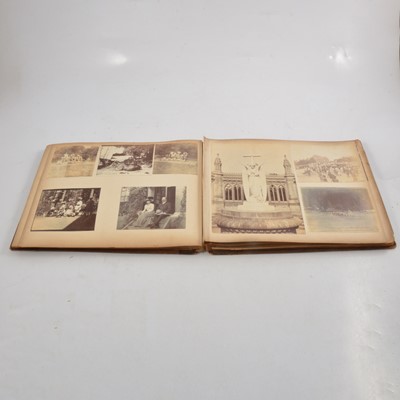 Lot 215 - Indian topographical interest: Late 19th/ early 20th century photograph album