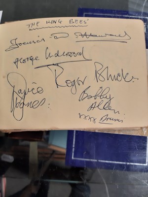 Lot 274 - An autograph book - circa 1960's collected from The Blue Boar, Watford Gap Service Station, M1.