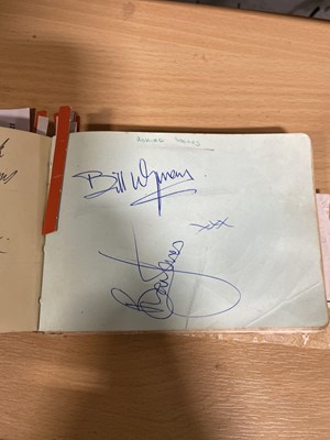 Lot 274 - An autograph book - circa 1960's collected from The Blue Boar, Watford Gap Service Station, M1.