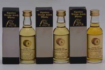Lot 230 - Signatory Vintage - six single Highland malt whiskies