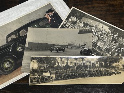 Lot 389 - Loose quantity of early 20th century photographs and ephemera, some motoring interest