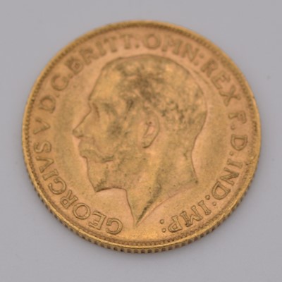 Lot 104 - A Gold Full Sovereign George V 1911.