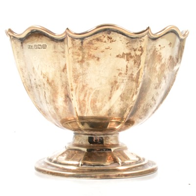 Lot 163 - Silver bowl, Roberts & Belk Ltd, Sheffield 1904.