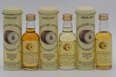 Lot 234 - Signatory Vintage - eleven assorted single Highland malt whisky miniatures
