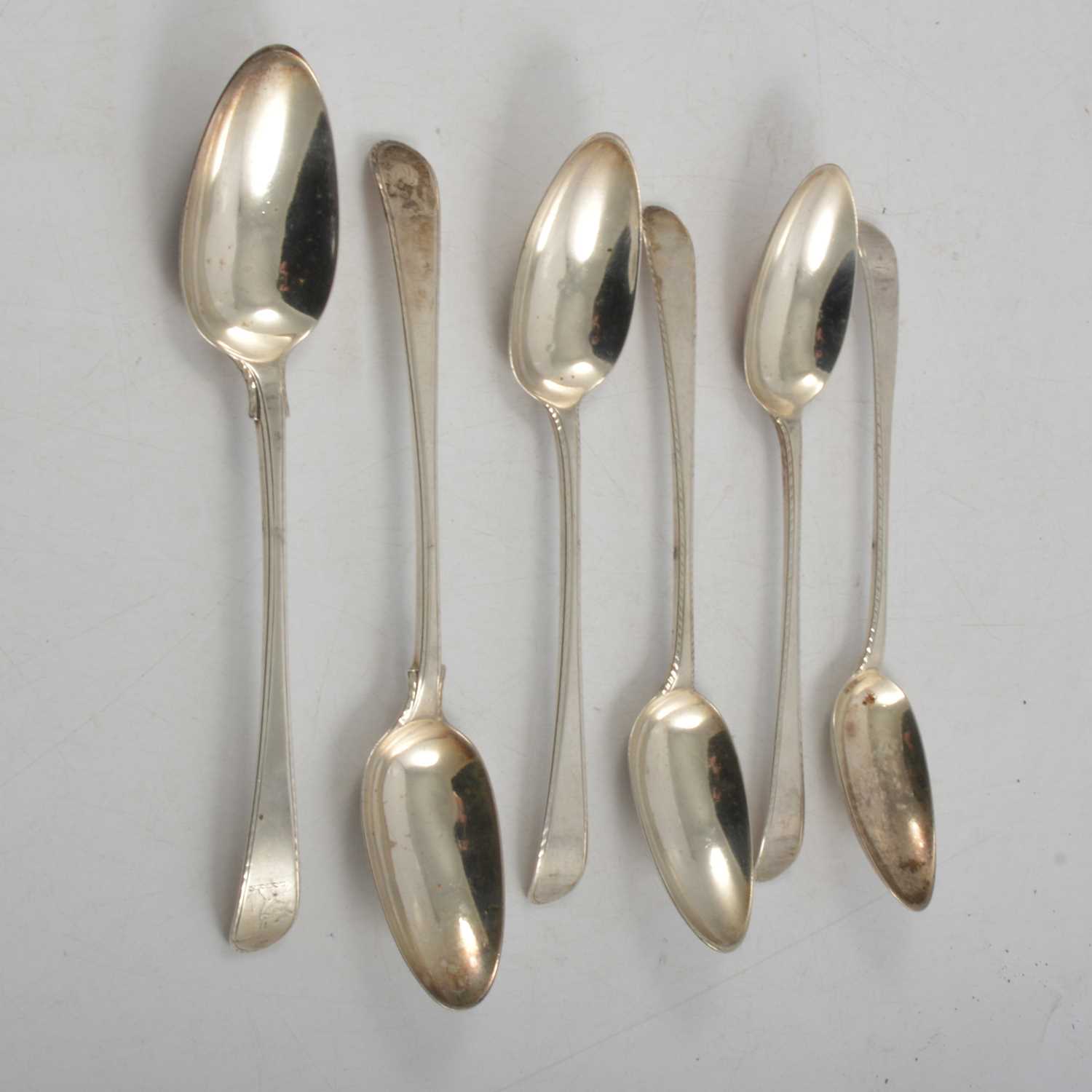 Lot 242 Pair of silver tablespoons, Thomas