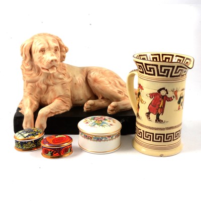 Lot 63 - A collection of decorative ceramics, Doulton figures, Royal Crown Derby.