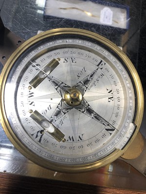 Lot 180 - Local interest: J T Woodhouse & Jeffcock surveyor's compass.