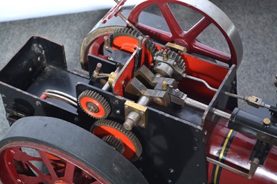 Lot 1 - 1 ½ inch scale traction engine, gas-fired, to a Clayton Shuttleworth design.