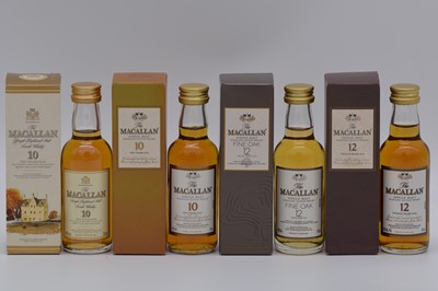 Lot 170 - Macallan, single Speyside malt whisky, four bottlings