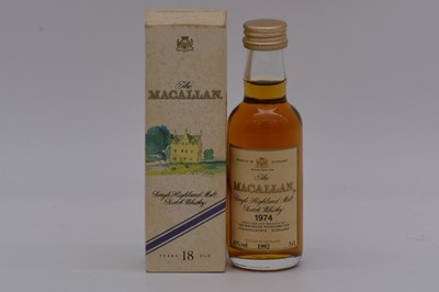 Lot 173 - Macallan 1974, 18 year old, bottled 1992