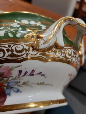 Lot 42 - Rose & Co Coalport sauce tureen and stand.
