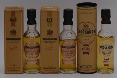 Lot 166 - Knockando, ten various bottlings