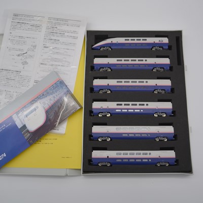 Lot 608 - Tomix Japan N gauge model railways, 92274, 92275 J.R. series E1 Jyoetsu Shinkansen 'Max'