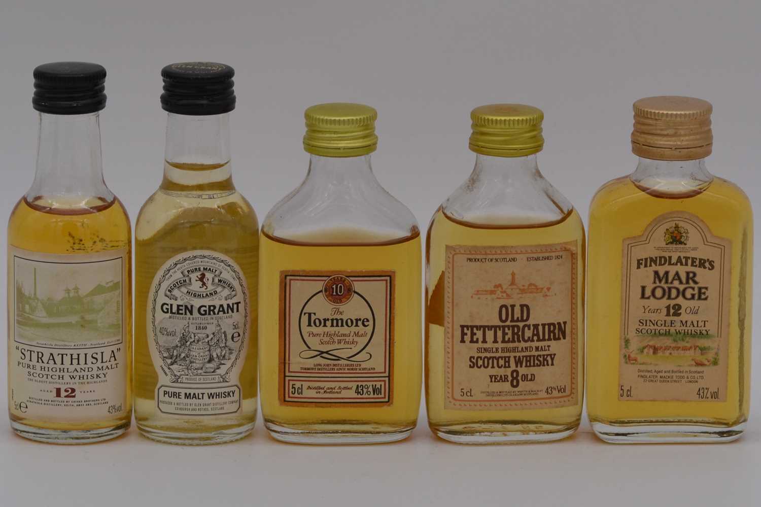 Lot 96 - Thirty assorted single malt whisky miniatures