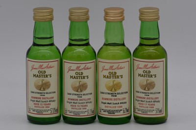 Lot 3 - James MacArthur's - Bowmore, single Islay malt whisky, eight bottlings