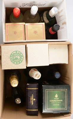 Lot 172 - Assorted spirits, brandies, and sparkling wines