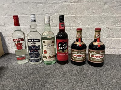 Lot 172 - Assorted spirits, brandies, and sparkling wines