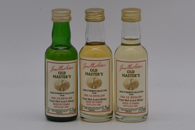 Lot 6 - James MacArthur's - Caol Ila, single Island malt whisky, three bottlings