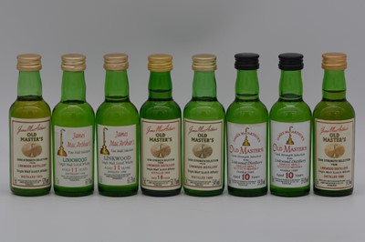 Lot 27 - James MacArthur's - Linkwood, eight single Speyside malt whisky bottlings