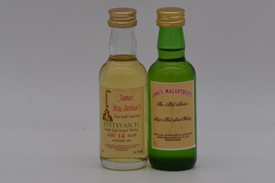 Lot 30 - James MacArthur's - Pittyvaich, two single Speyside malt whiskies