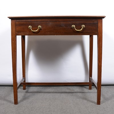 Lot 558 - Edwardian mahogany writing table