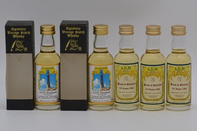 Lot 644 - Mini Bottle Club - eight limited edition whisky miniature bottlings