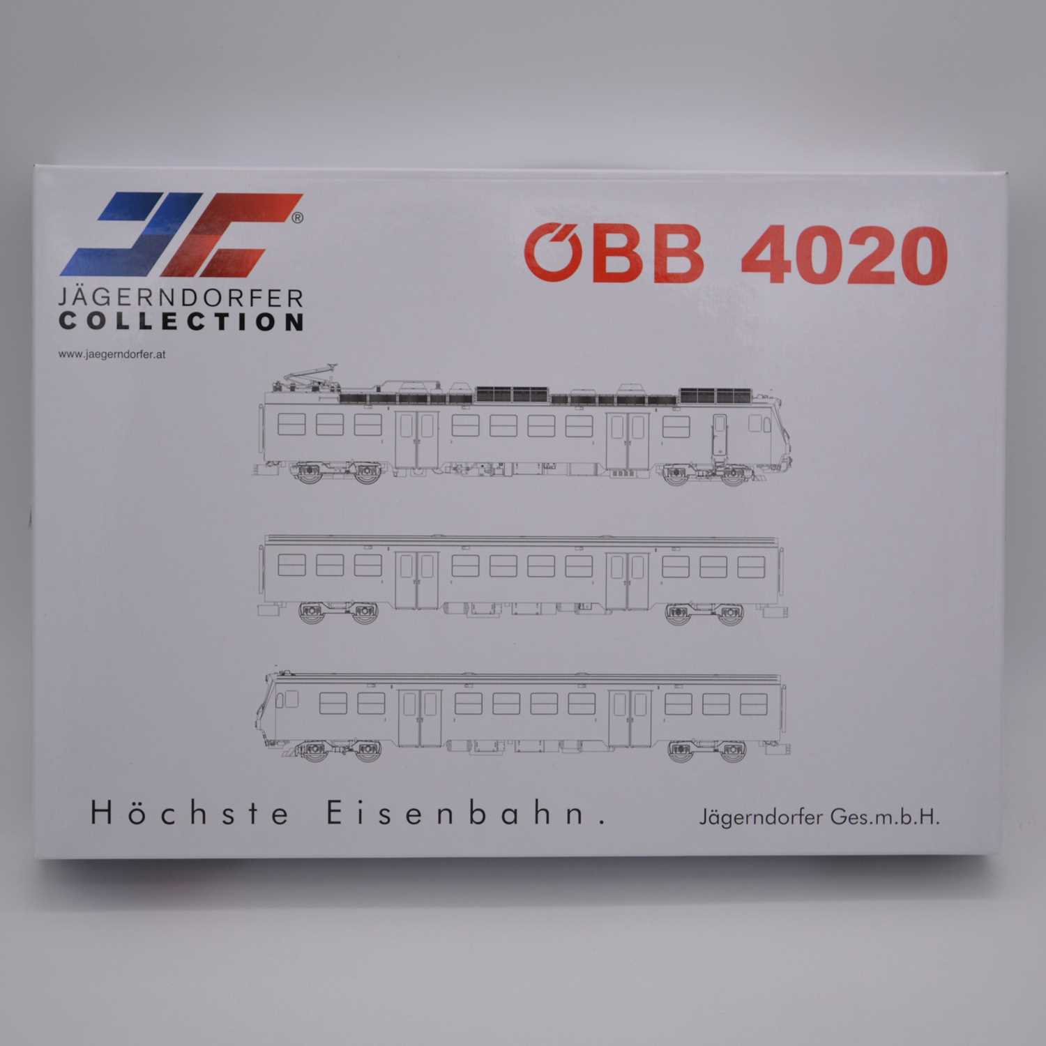 Lot 15 - Jagernorfer Collection HO gauge model locomotive set, ref 40930 OBB 4020 'High Eno edition'