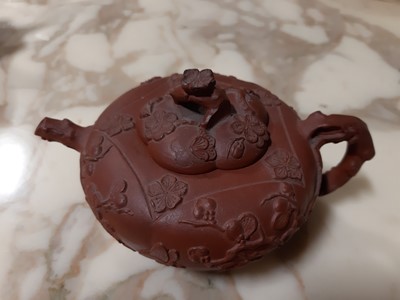 Lot 41 - Five Chinese redware teapots