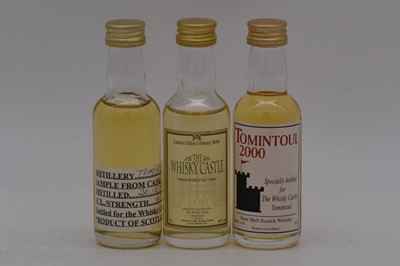 Lot 81 - The Whisky Castle - three limited bottlings of Tomintoul and Springbank