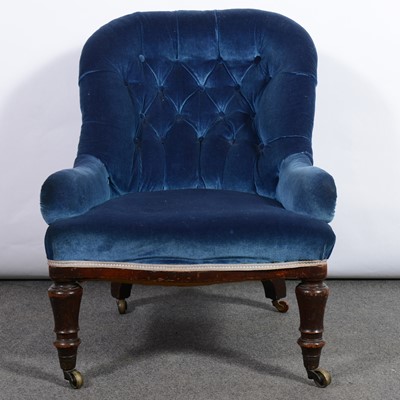 Lot 435 - Victorian bedroom chair