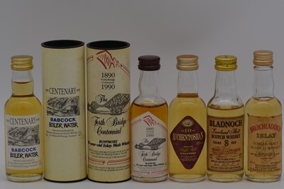 Lot 85 - Twelve assorted single Islay and Lowland malt whiskies, mostly 1980s/90s bottlings