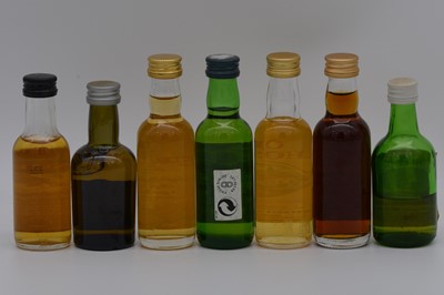 Lot 98 - Twelve assorted single Highland malt whisky miniatures