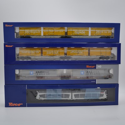 Lot 31 - Four Roco HO gauge model railways rolling-stock sets