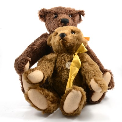 Lot 233 - Two Steiff Germany teddy bears, including brown jointed bear