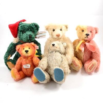 Lot 244 - Steiff Germany teddy bears, four including club edition 1999/2000 bear