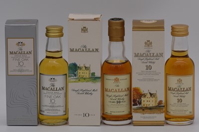 Lot 169 - Macallan, 10 year old, three bottlings